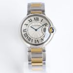 TW Factory Advanced 36*8MM 751 Movement Fisheye Glass Two-tone Bracelet Watch